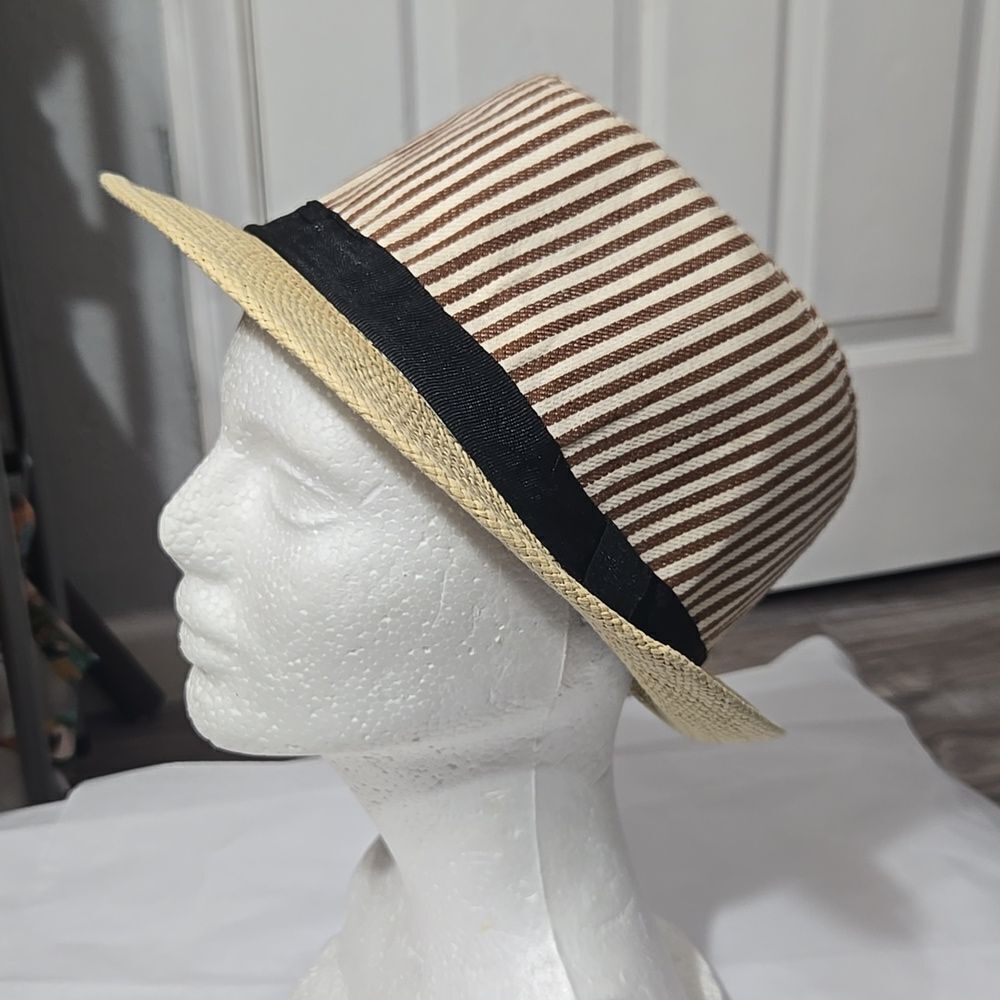 Striped fedora hat - Picture 6 of 13